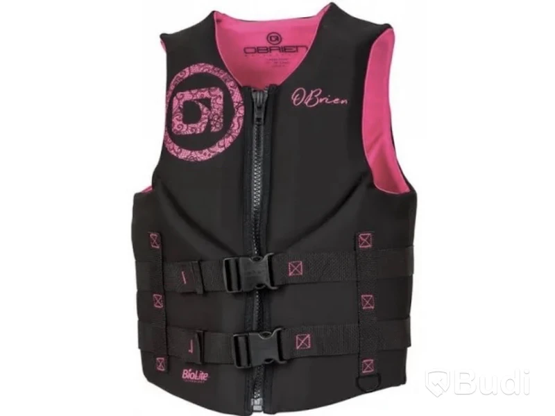 2 st. Flytväst O’brien, Ladies traditional Neo pink vest, stl. S och XS